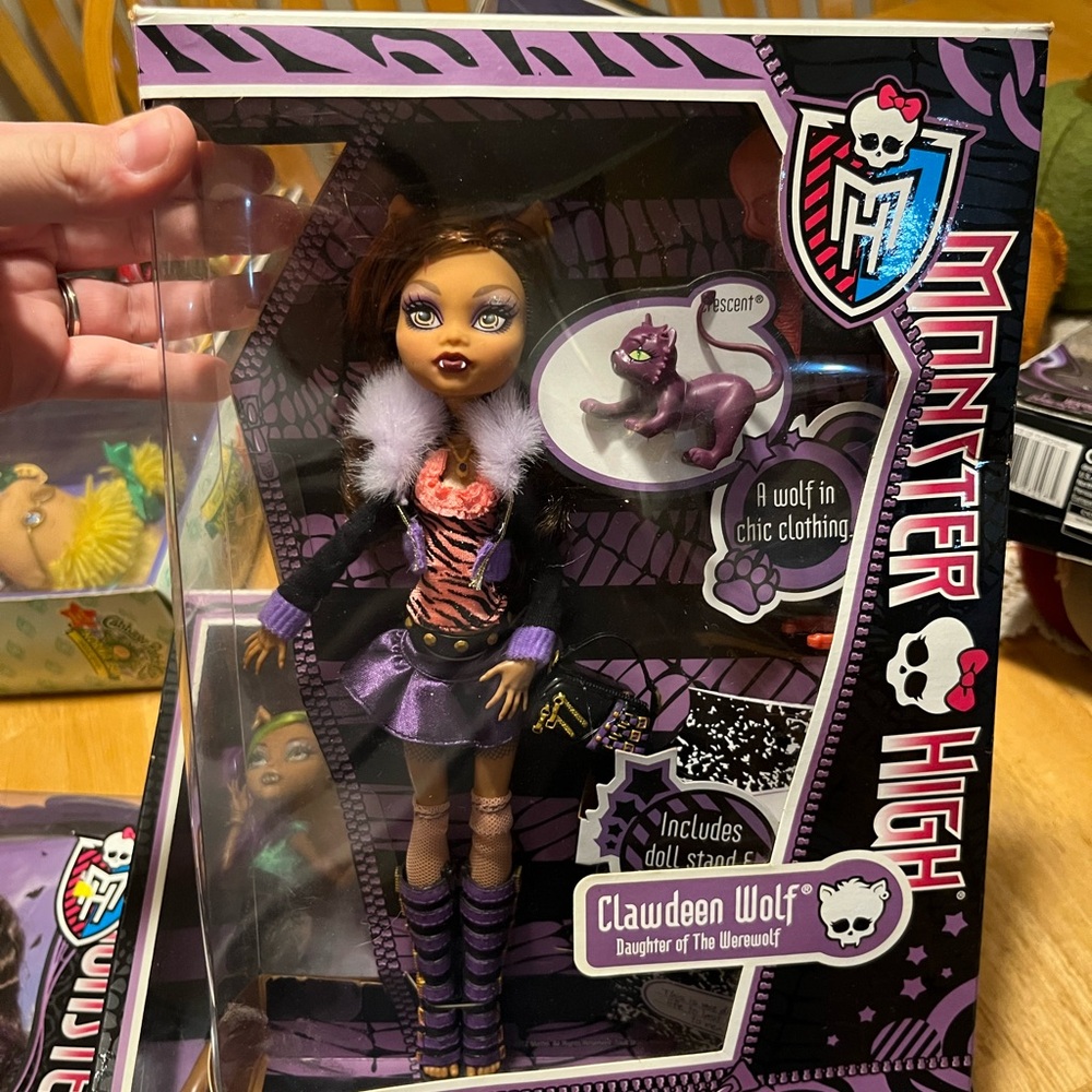 Clawdeen Wolf Monster High Doll still in the box